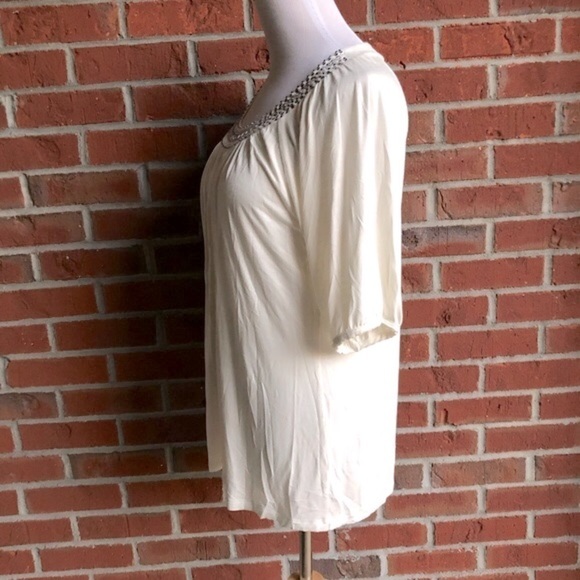 Design History Jeweled Neckline Top - Size L - Picture 3 of 9